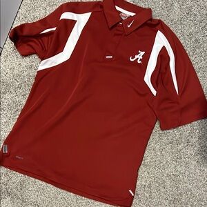 NIKE FIT DRY | Mens Alabama Crimson Tide Polo Med